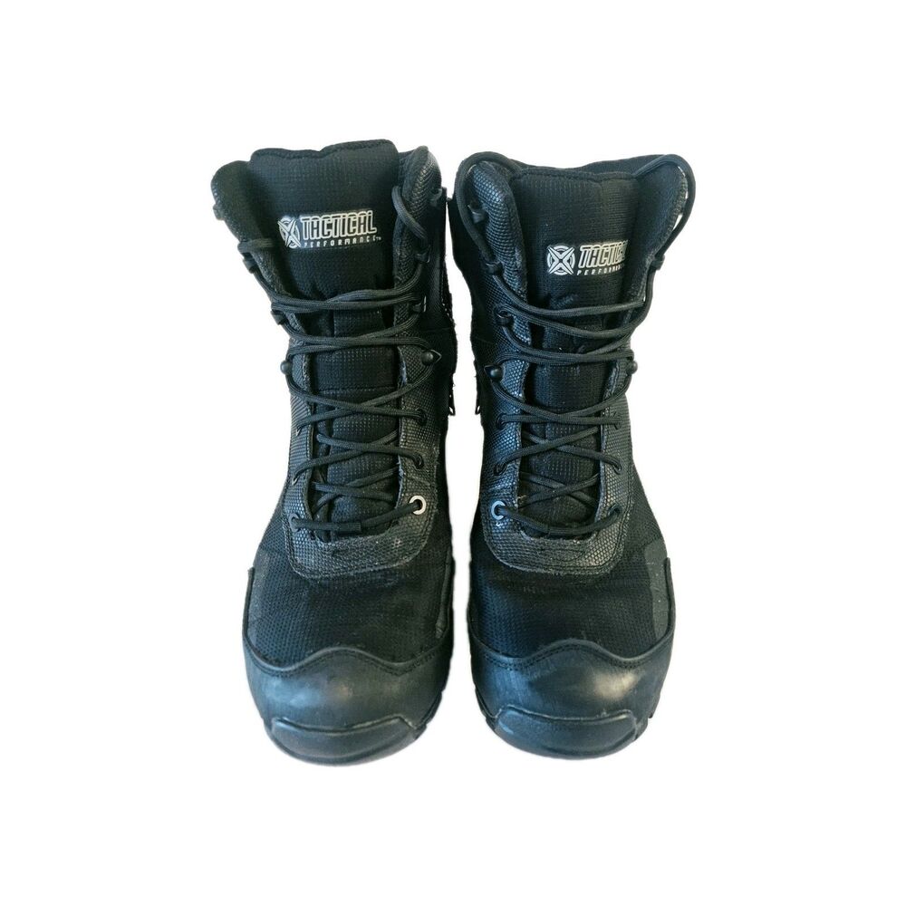 Tactical Performance Waterproof Black Combat Boots Size 10